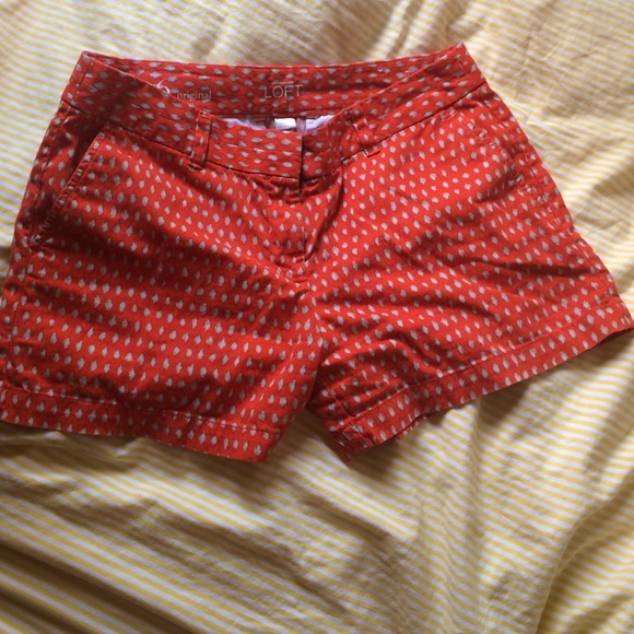 Loft shorts . 3.5 in inseam.