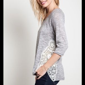 Umgee Laced Side Shirt