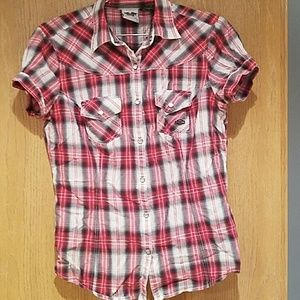 Harley-Davidson Plaid Top