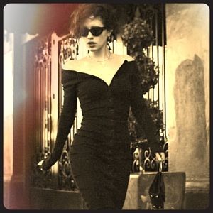 The Line By K black Gaby dress NWT Karla Deras M