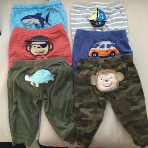 Carter's Boys 6-pair Pant Bundle