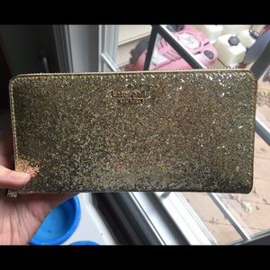 Kate Spade glitter wallet