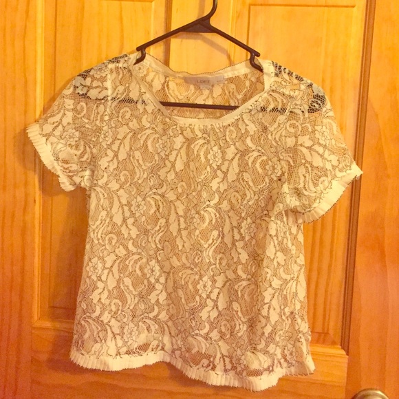 Ann Taylor Lace Top