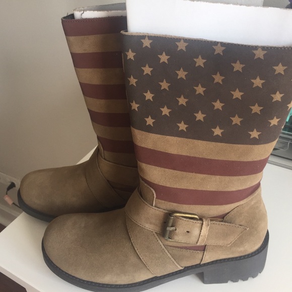 American Flag Boots