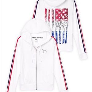 * Sold* VS Pink Bling Full Zip Jacket