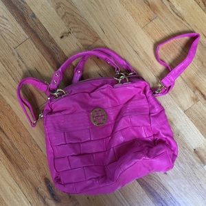 Hot Pink Messenger Bag