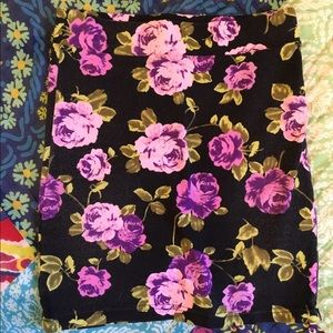 Forever 21 Floral Pencil Skirt