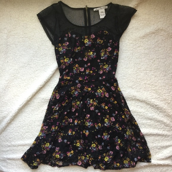 Floral Mesh dress