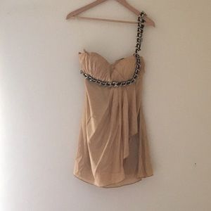 Gold Cocktail Dress