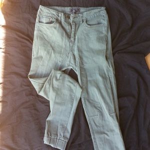 Drop crotch jogger pants