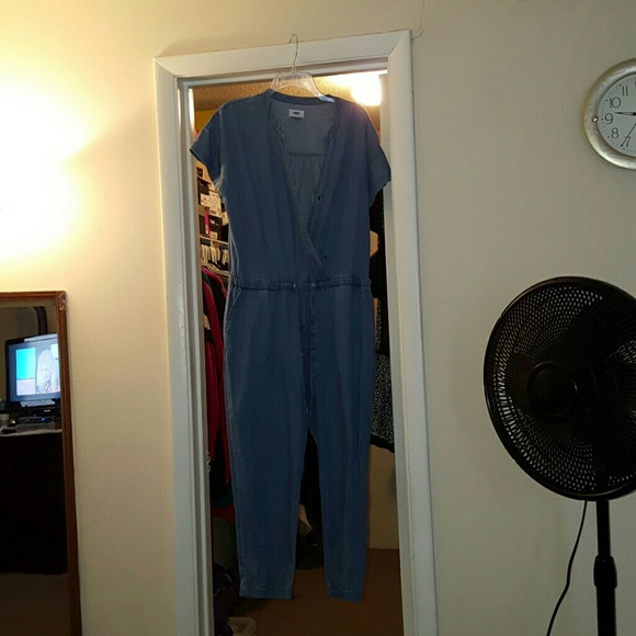 Chambray jumpsuit