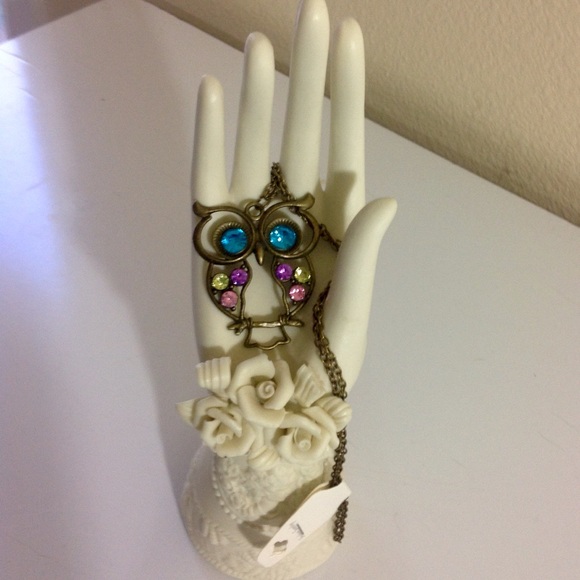 Cute Owl Necklace NWT