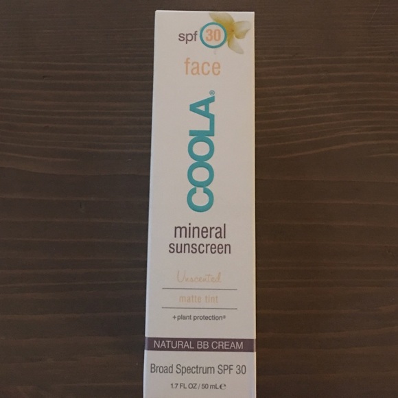 Coola SPF 30 matte tint mineral sunscreen