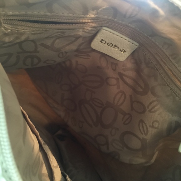 Bebe gold and cream hobo purse - Picture 2 of 4