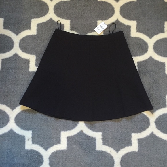 NWT Jcrew Black Flirty Skirt