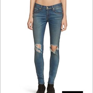 Rag and bone distressed jeans