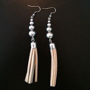 Charming Charlie statement tassel earrings