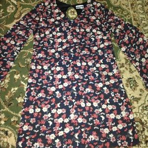 Floral mini shift dress
