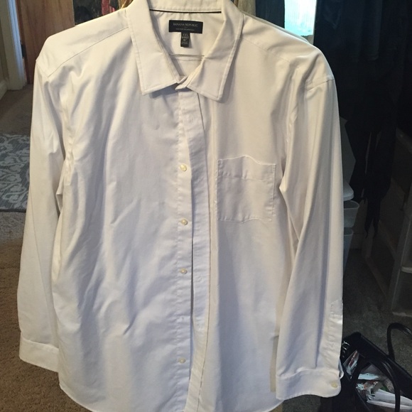 BANANA REPUBLIC MENS DRESS SHIRT XXL