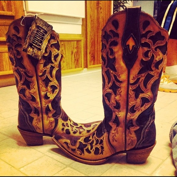 Worn twice corral boots
