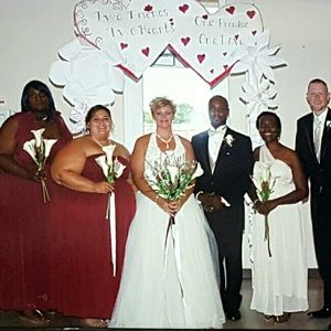 Beautiful ballroom wedding dress
