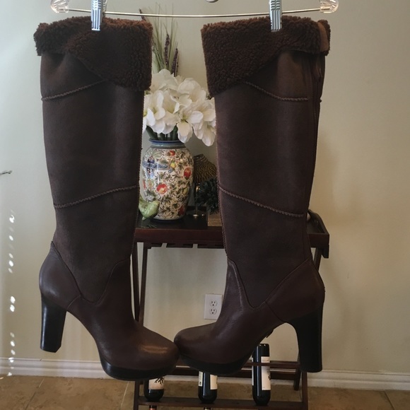 New UGG over the knee suede/leather boots!