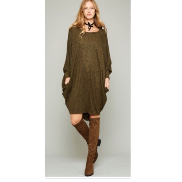 Dolman sleeves dress - Picture 3 of 4