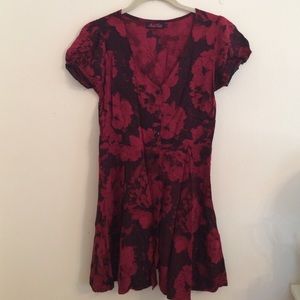Motel Rocks Floral Button Dress