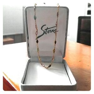 Multicolored Gold Necklace