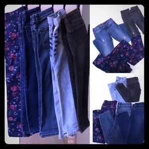 Size 6 slim girls Jeans BUNDLE