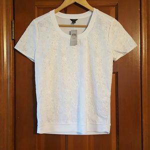 Ann Taylor Embroidered shirt