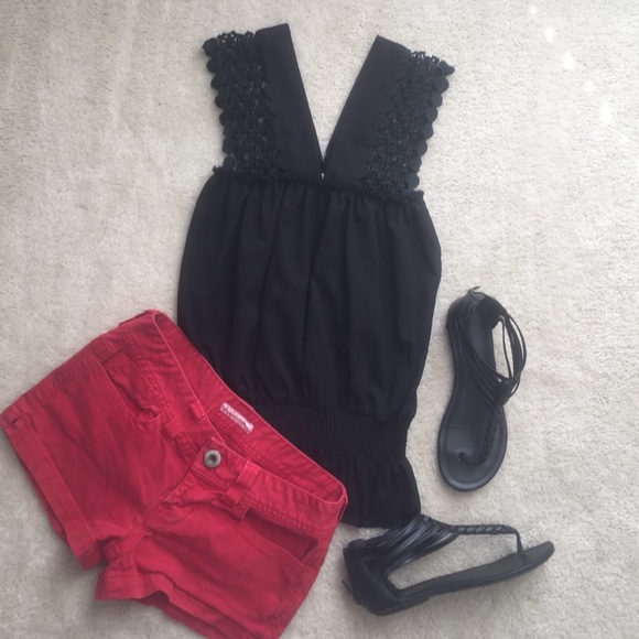 Red Guess Shorts