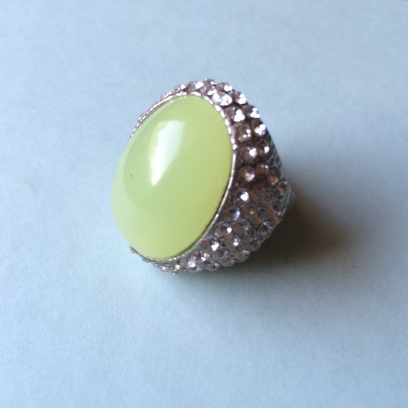 Jade Green Fashion Statement Ring