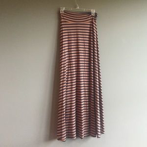 Striped maxi skirt! Great condition.