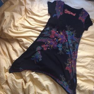 Desigual floral and beaded dress