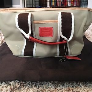 Genuine tan Coach bag