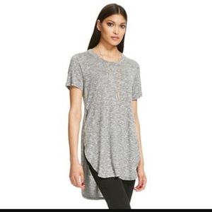Mossimo grey side split tunic