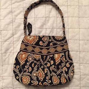 NWOT Vera Bradley retired print "Caffe Latte" bag.