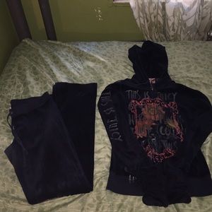 Juicy Couture velour sweatsuit