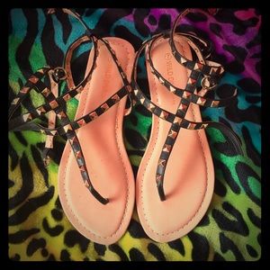 Studded sandals