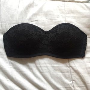 brand pink, strapless bra/bralette