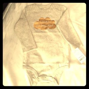 Carter's long sleeve onesie