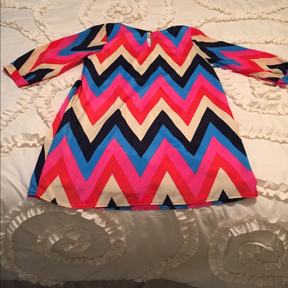 Chevron Shift Dress - Picture 2 of 2