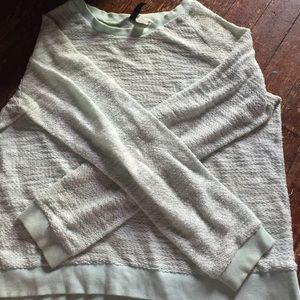 Light blue long sleeve sweater