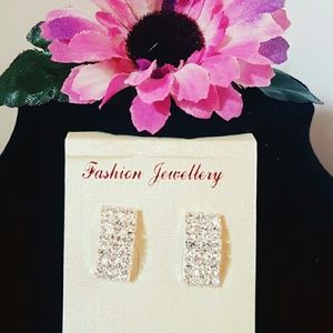 Rhinestone earrings