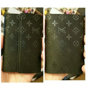 AUTHENTIC LV MONO SATIN PORTE MONNAIE COIN PURSE