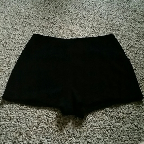 Black High Waisted Shorts