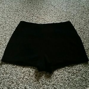 Black High Waisted Shorts