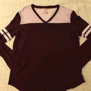 PINK baseball tee