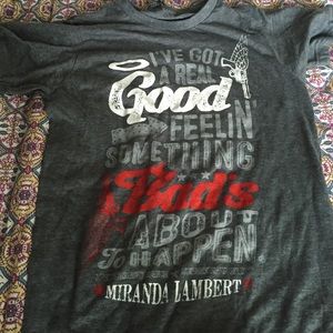 Mirand Lambert concert tshirt